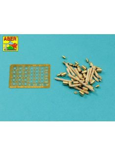   Aber Models - German Stielhandgranate 24 –set of 15 pcs. Metal and wood  parts