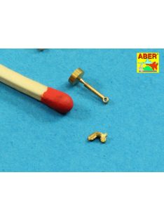 Aber Models - Wing nuts with turned bolt x 12 pcs.