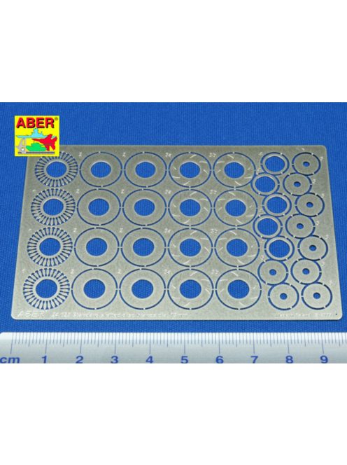 Aber Models - Standard slotted discs 13mm