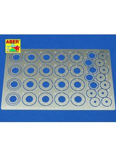 Aber Models - Standard slotted discs 12mm