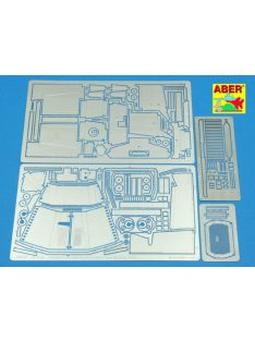   Aber Models - German 3 ton Half track Sd.Kfz. 11 late - vol. 2 - Fenders @ Engine overlay