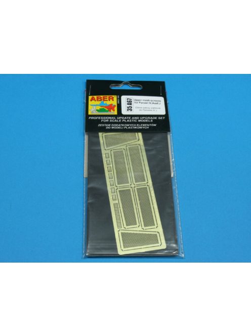 Aber Models - Upper mesh screens for Panzer IV, Ausf. J