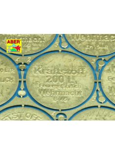 Aber Models - German WW II 200 Itr. fuel drum covers