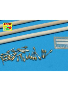   Aber Models - Telegraph-double pillar set for 4 cross bar with 8 insulators