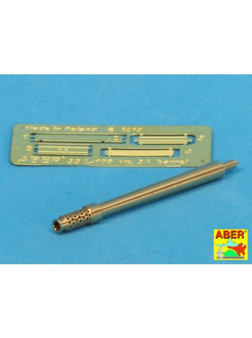 Aber Models - 3,7cm KwK.34(t) or vz. 34 barrel for Pz.35(t) tank