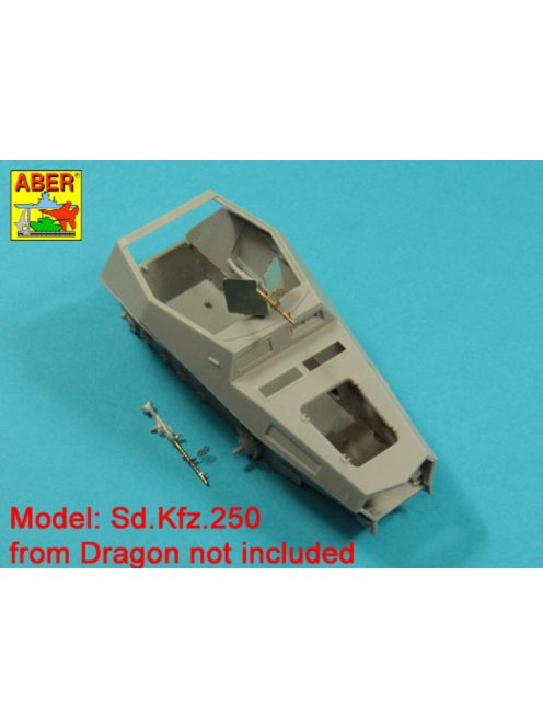 Aber Models - Barrel for German machine gun MG34 with Panzerschild