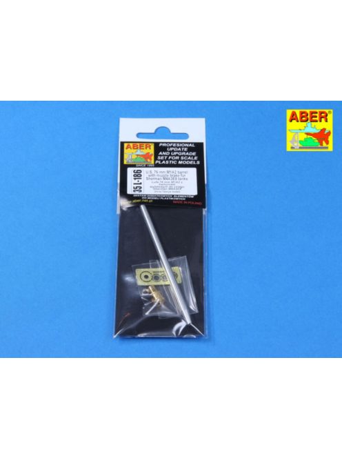 Aber Models - 76 mm barrel with muzzle brake for M4A3E8