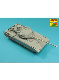   Aber Models - Armament for Russian Main Battle Tank T-14 ARMATA barrel for 125 mm 2A82-1M cannon &barrel for 12,7 mm Kord AA MG