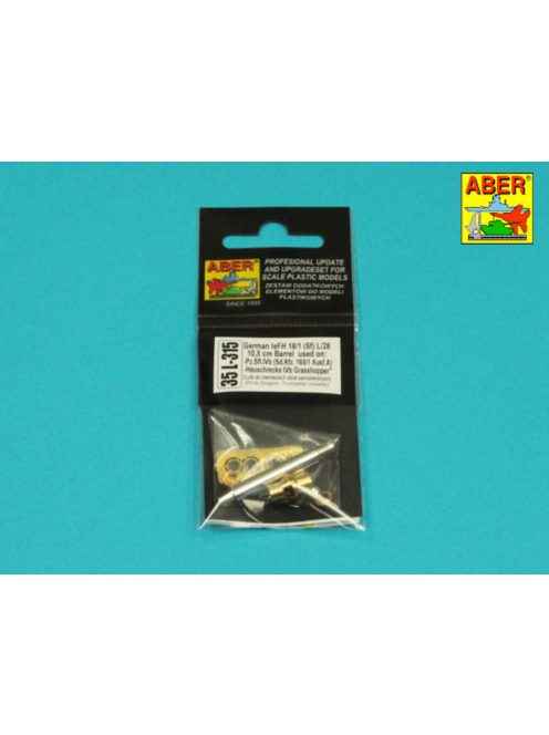 Aber Models - Germ. 10,5 cm  L/28 Barrel for Pz.Sfl.IVb or Heuschrecke Ivb