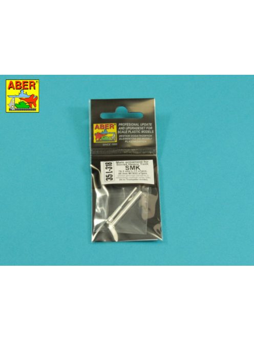 Aber Models - Main Armament for Soviet Heavy Tank SMK  1x76,2mm L-11,  1x45mm M1932,