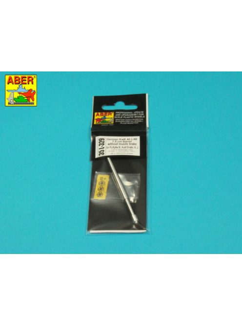 Aber Models - Germ.75mm KwK 40 L/48 barrel  for Pz IVG, H, J without muzzle brake