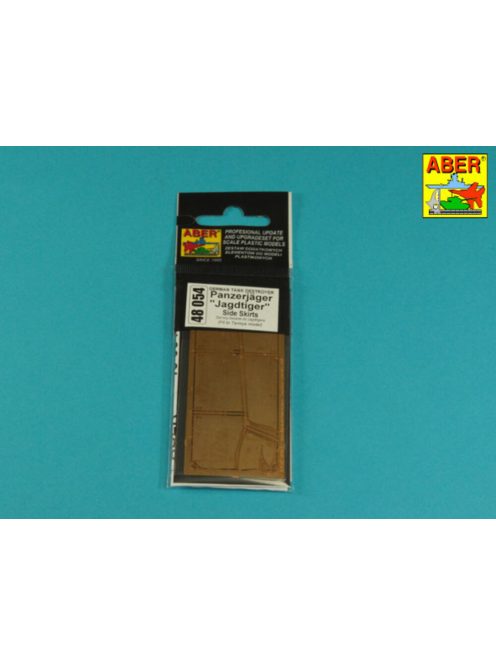 Aber Models - Jagdtiger  –Side Skirts -(Tamiya)