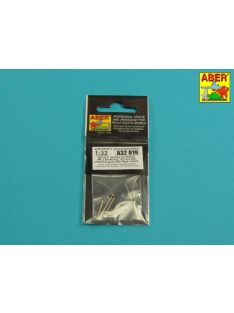   Aber Models - Set of 2  barrels for British Browning .303 aircraft machine guns with  flash hiders