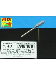 Aber Models - 8 Browning M2 barrels for P-47 Thunderbolt