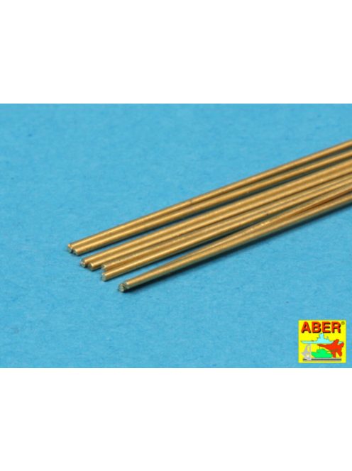 Aber Models - Brass  round rods 0,6mm