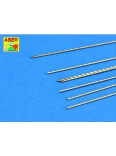 Aber Models - Brass round rods 0,7mm length 250mm x7pcs