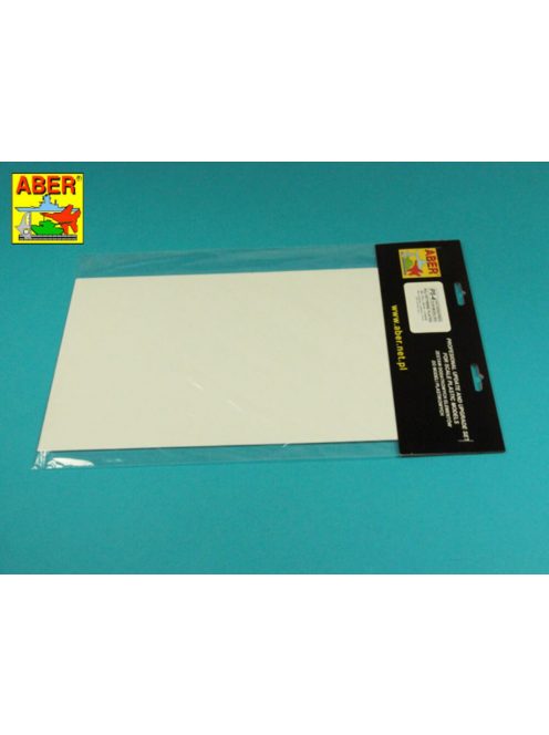 Aber Models - Polystyrene plates 195 x 315 x 1,00 mm x 2 pcs.