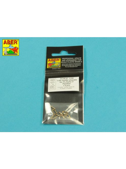 Aber Models - Late model shackle for Pz.Kpfw.V Panther x 4pcs