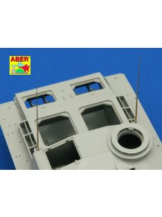 Aber Models - German 2m aerials(set of 3pcs)