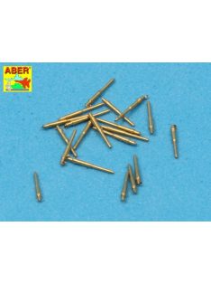 Aber Models - Set of 20 pcs 28 mm (1,1in)barrels for US Navy