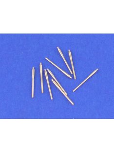   Aber Models - Set of 9 pcs 152 mm  barrels for ships Richelieu,Jean Bart