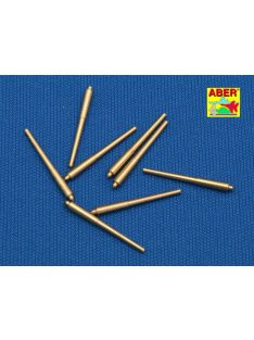   Aber Models - Set of 8 pcs 381mm long barrels for turrets without antiblast covers ships Hood