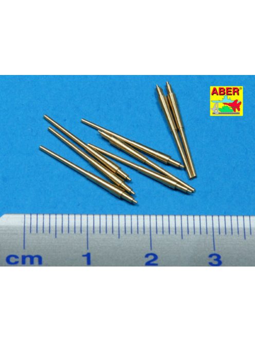 Aber Models - 8 pcs 380 mm barrels for Bismarck