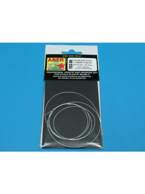 Aber Models - Stainless Steel Towing Cables O 0,6mm, 1 m long