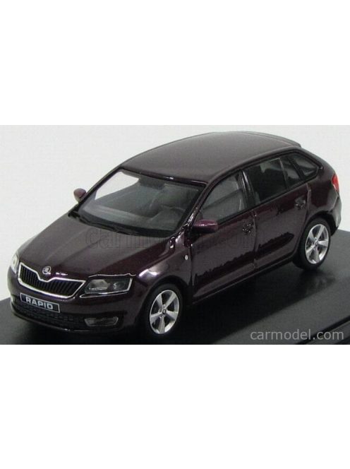 Abrex - Skoda Rapid Spaceback 2014 Rosso Brunello Met - Red