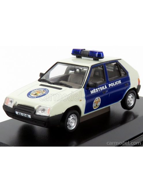 Abrex - Skoda Favorit 136L Vb Policie Praha 1988 White Blue