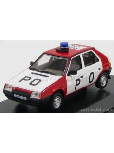   Abrex - Skoda Favorit 136L Pozarni Ochrana P.O. Fire I 1987 Red White