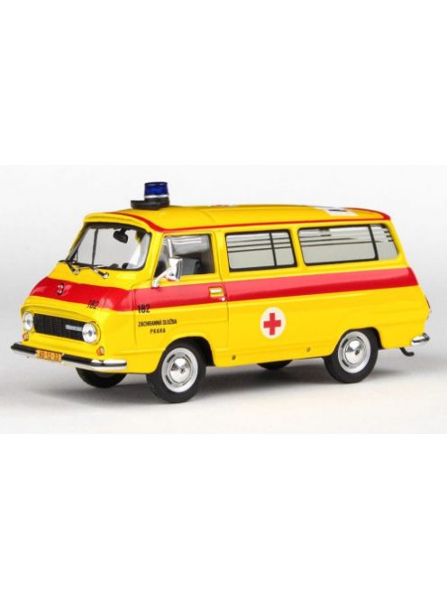 ABREX - Abrex, Skoda 1203 Mikrobus, 1974, Sanitka Zachranna Sluzba Praha (CZ), 1:43