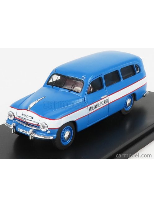 Abrex - Skoda 1201 Sw Station Wagon Verejna Bezpecnost Police 1956 Blue White