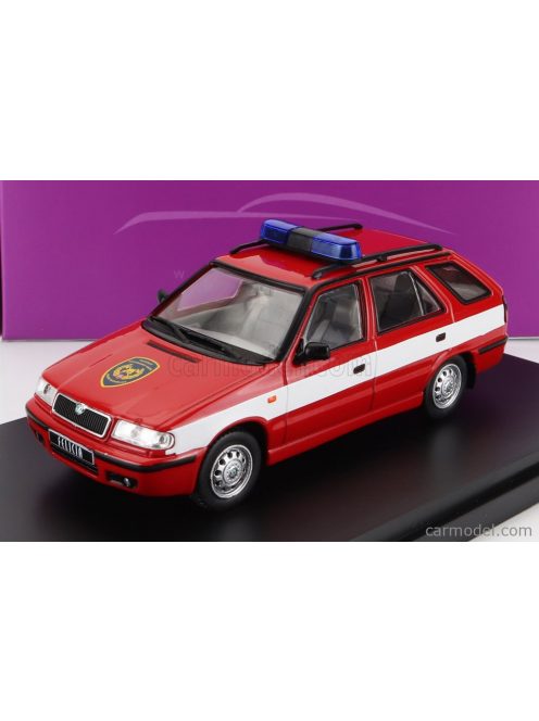 Abrex - Skoda Felicia Fl Combi Sw Station Wagon Fire Engine 1998 Red White