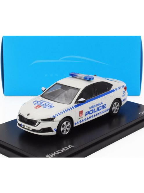 Abrex - SKODA OCTAVIA IV MESTSKA POLICIE 2020 WHITE BLUE