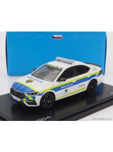 Abrex - Skoda Octavia Iv Rs Policija 2020 White Blue Yellow