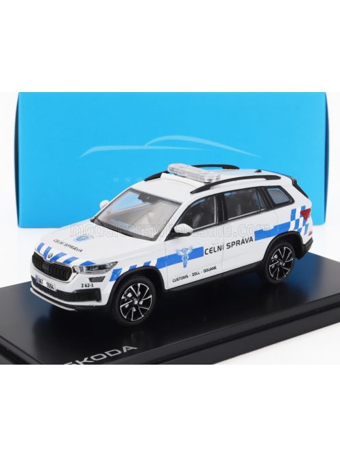 ABREX - SKODA KODIAK FL CELNI SPRAVA POLICE 2021 WHITE BLUE