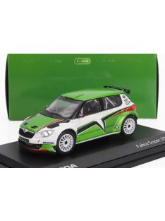   ABREX - SKODA FABIA II FL S2000 N 0 SKODA MOTORSPORT DESIGN RALLY 2011 GREEN WHITE