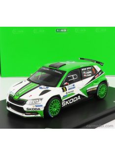   Abrex - Skoda Fabia Iii R5 N 1 Rally Bohemia 2017 J.Kopecky - P.Dresler Green White