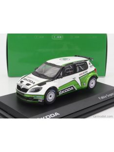   Abrex - Skoda Fabia Ii Fl S2000 N 0 Skoda Motorsport Design Rally 2012 Green White Black