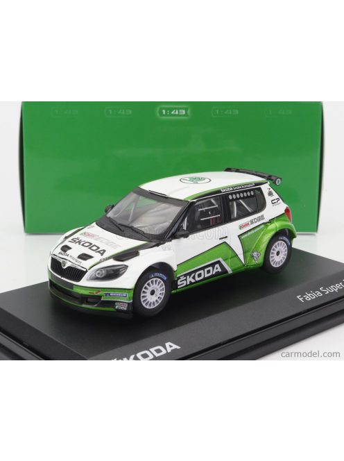 Abrex - Skoda Fabia Ii Fl S2000 N 0 Skoda Motorsport Design Rally 2012 Green White Black