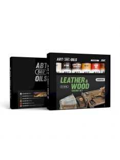   Abteilung 502 - AKABT311 LEATHER and WOOD – COLORS SET (6 x 20 ml) - Abteilung 502 Oil paint