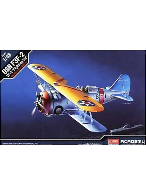 Academy -  Academy 12326 - USN F3F-2 VF-6 "FIGHTING SIX" (1:48)