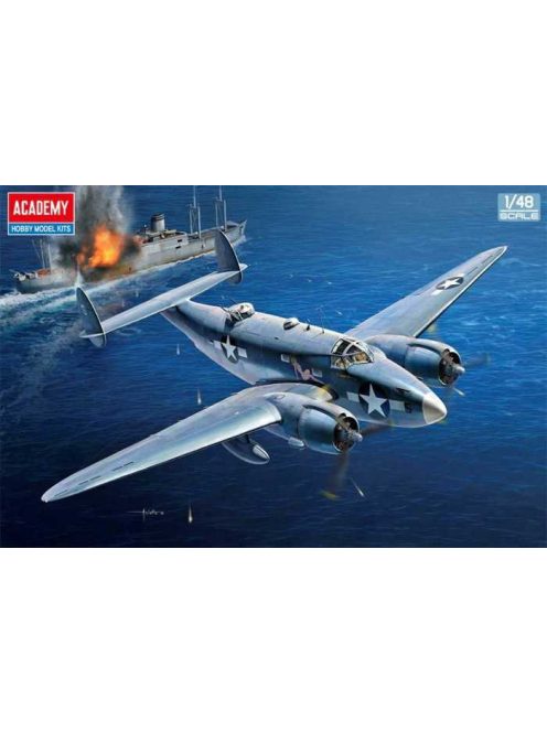 Academy - Model Kit letadlo 12347 - USN PV-1 "Solomon Islands Theatre" (1:48)