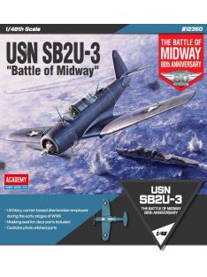   Academy - Model Kit letadlo 12350 - USN SB2U-3 "Battle of Midway" (1:48)