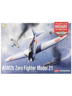   Academy - Model Kit letadlo 12352 - A6M2b Zero Fighter Modrel 21 "Battle of Midway"  (1:48)