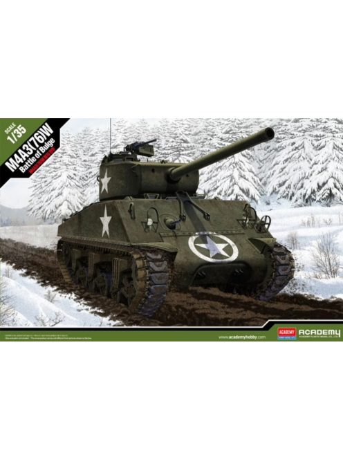 Academy -  Academy 13500 - M4A3 (76)W "Battle of Bulge" (1:35)