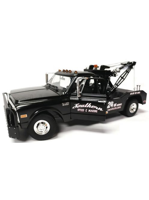 Acmemodels - CHEVROLET C-30 PICK-UP SOUTHERN SPEED & MARINE CARRO ATTREZZI - WRECKER ROAD SERVICE 1969 BLACK