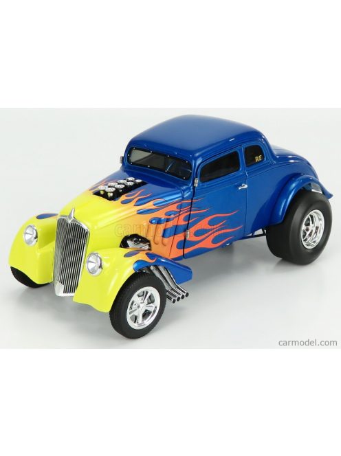 Acme-Models - Ford Usa Willys Gasser Custom 1933 Blue Yellow