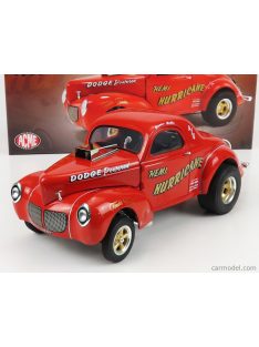   Acme-Models - Ford Usa Willys Gasser Custom Hami Hurricane 1940 Red